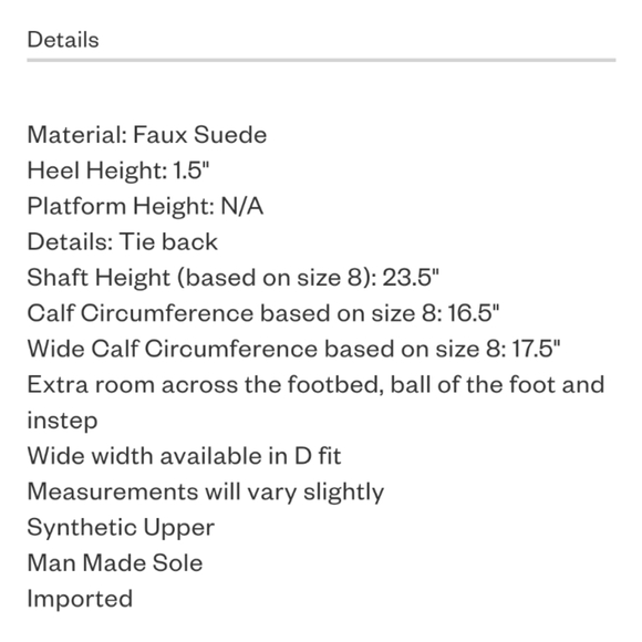 OTK Stretch Suede Flat Boots - Picture 10 of 10